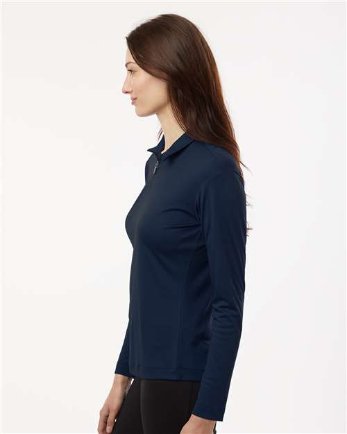 Allpro 41870l Pro-lock Women’s Performance Quarter-zip Pullover - Atlantic Blue