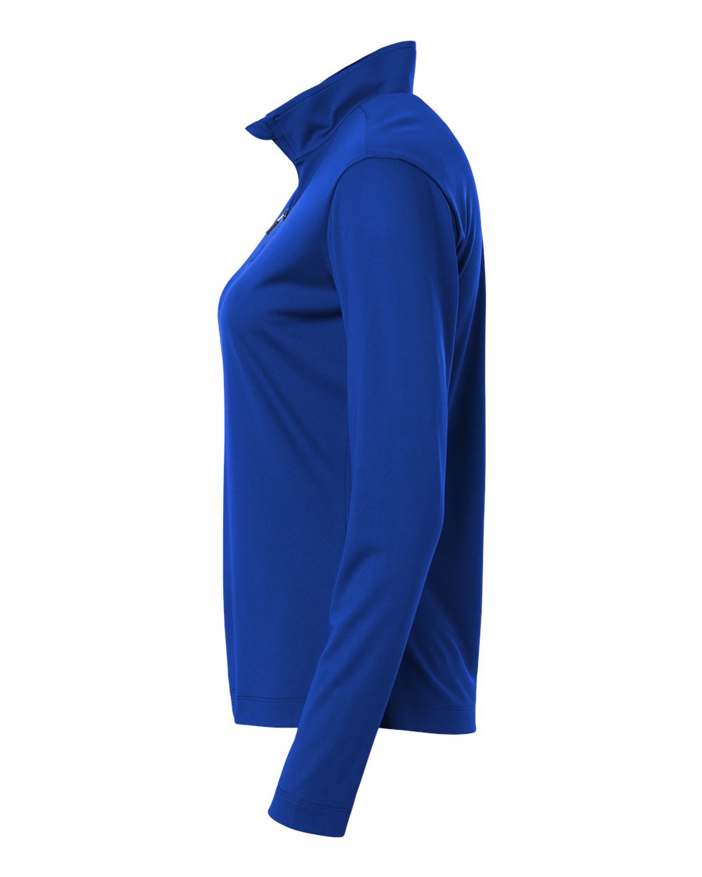 Allpro 41870l Pro-lock Women’s Performance Quarter-zip Pullover - Heather Royal