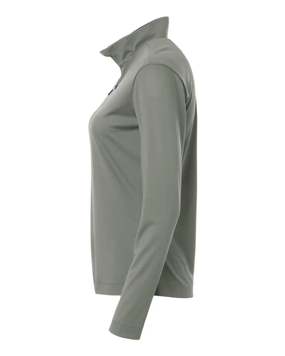 Allpro 41870l Pro-lock Women’s Performance Quarter-zip Pullover - Graystone