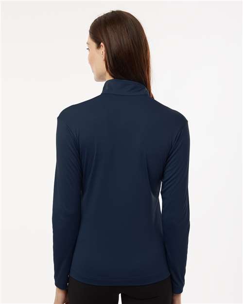 Allpro 41870l Pro-lock Women’s Performance Quarter-zip Pullover - Atlantic Blue