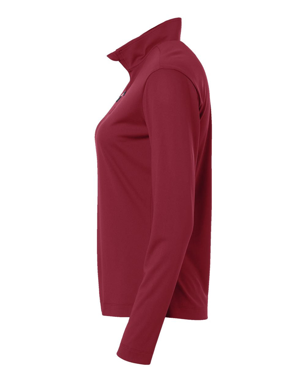 Allpro 41870l Pro-lock Women’s Performance Quarter-zip Pullover - Cardinal