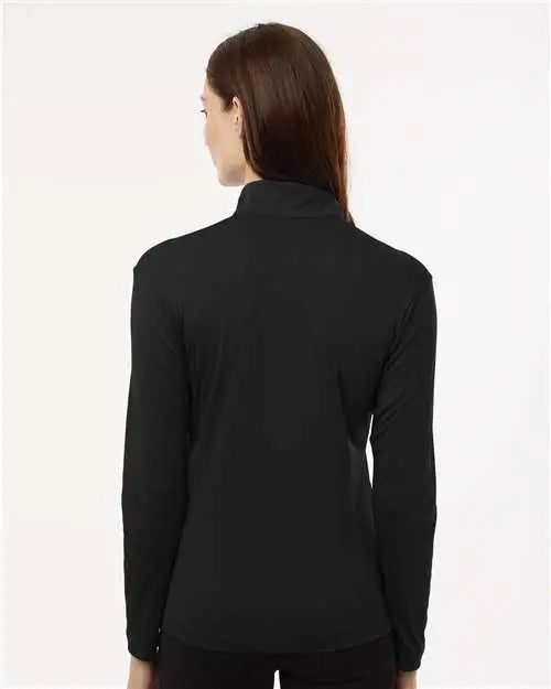 Allpro 41870l Pro-lock Women’s Performance Quarter-zip Pullover - Black