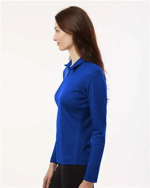 Allpro 41870l Pro-lock Women’s Performance Quarter-zip Pullover - Royal