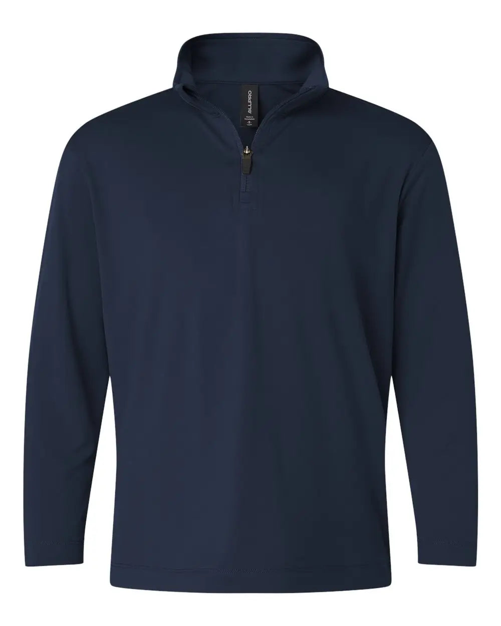Allpro 41870y Pro-lock Youth Performance Quarter-zip Pullover - Navy - Xs