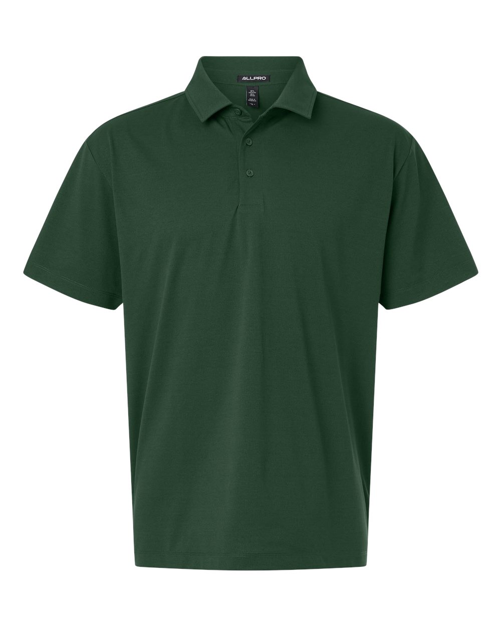 Allpro 41sp0 Pro-flex Sorona Polo - Forest Green