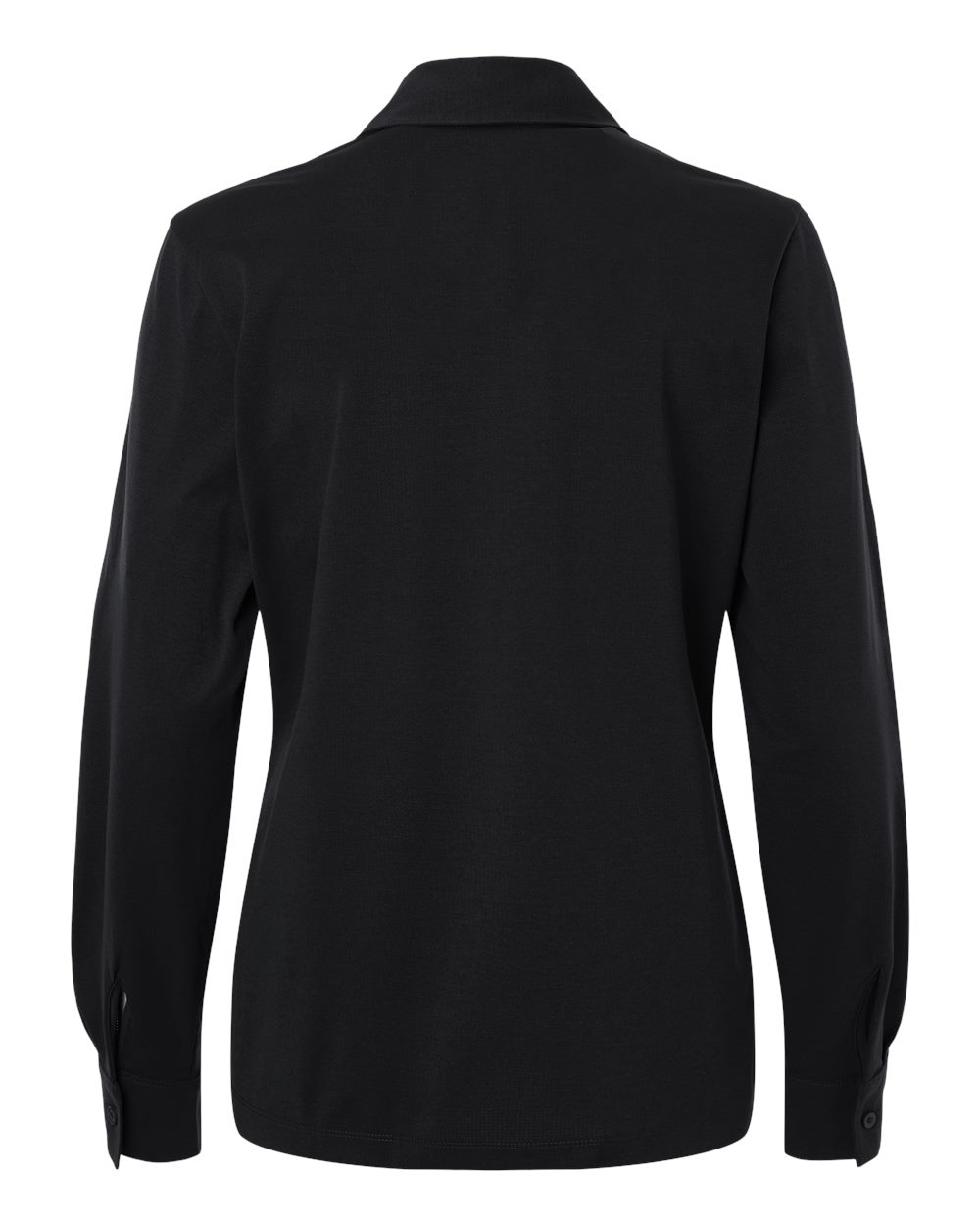 Allpro 41spll Women’s Pro-flex Sorona Button Down Shirt - Black