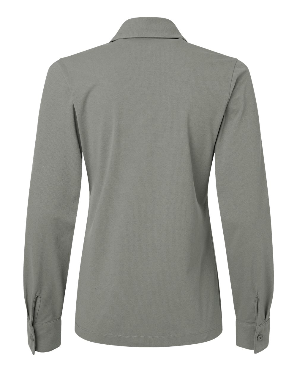 Allpro 41spll Women’s Pro-flex Sorona Button Down Shirt - Greystone