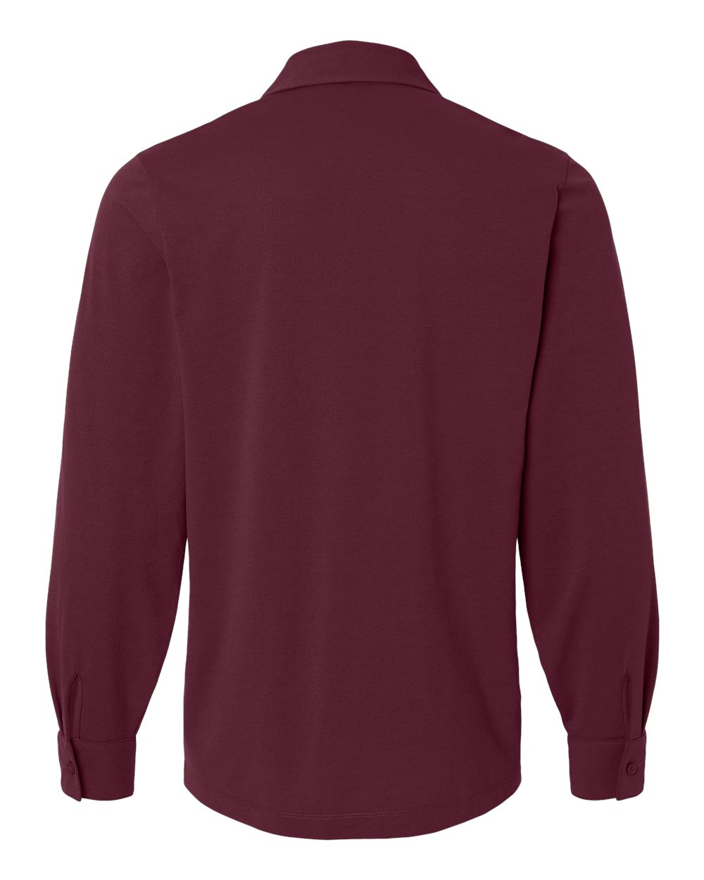 Allpro 41spls Men’s Pro-flex Sorona Button Down Shirt - Maroon
