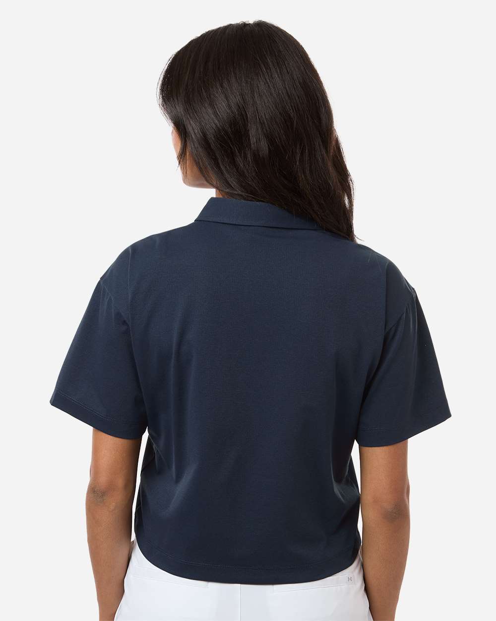 Allpro 41spml Women’s Pro-flex Sorona Boxy Polo - Navy