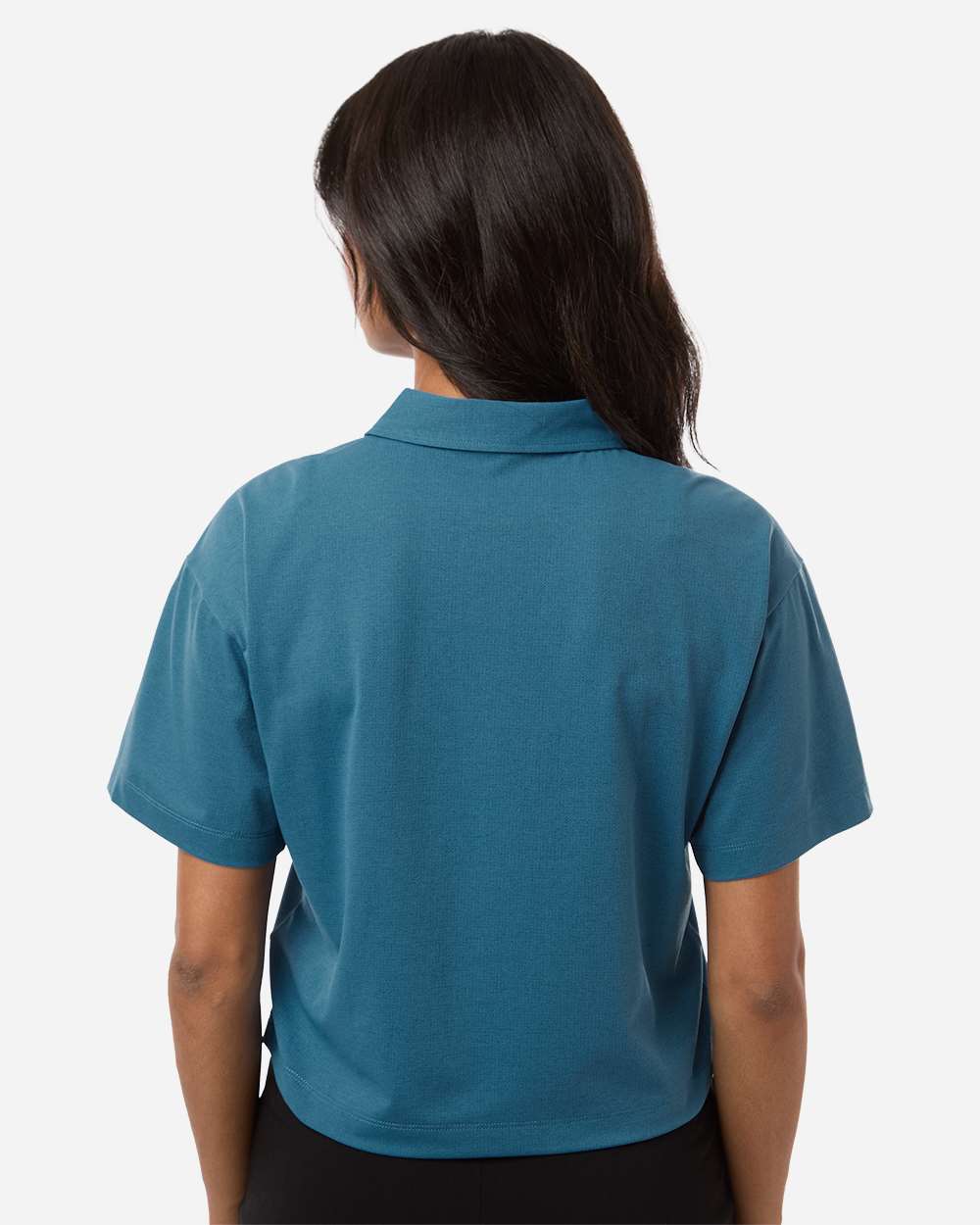 Allpro 41spml Women’s Pro-flex Sorona Boxy Polo - Pacific Blue