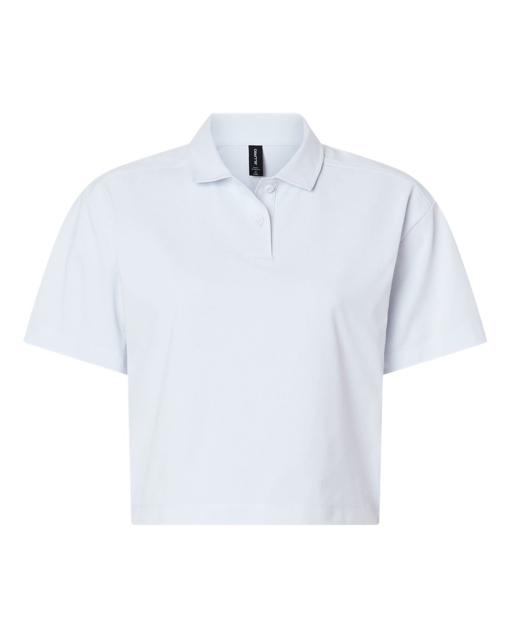 Allpro 41spml Women’s Pro-flex Sorona Boxy Polo - White