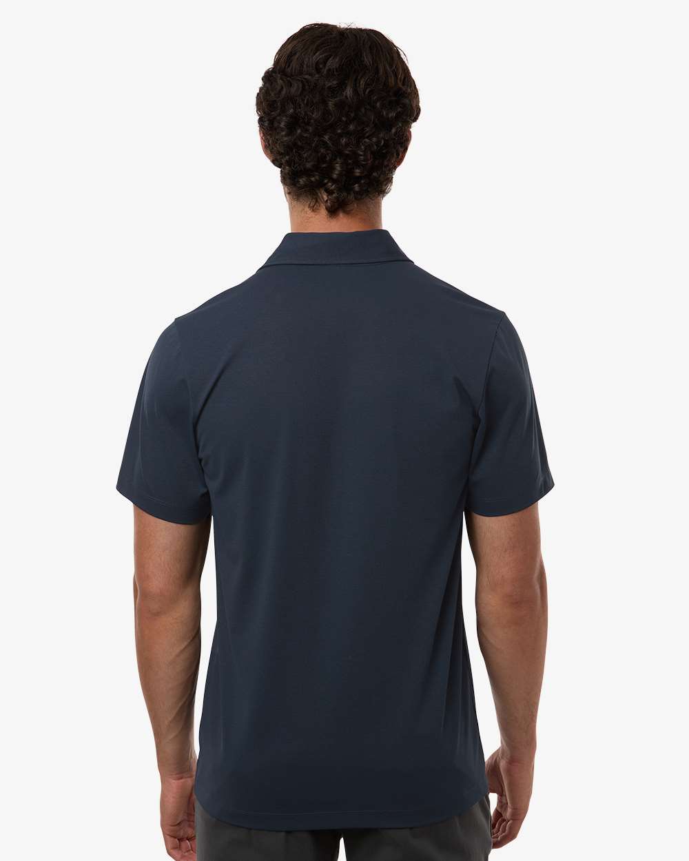 Allpro 41spss Men’s Pro-flex Sorona Button Down Short Sleeve Shirt - Navy