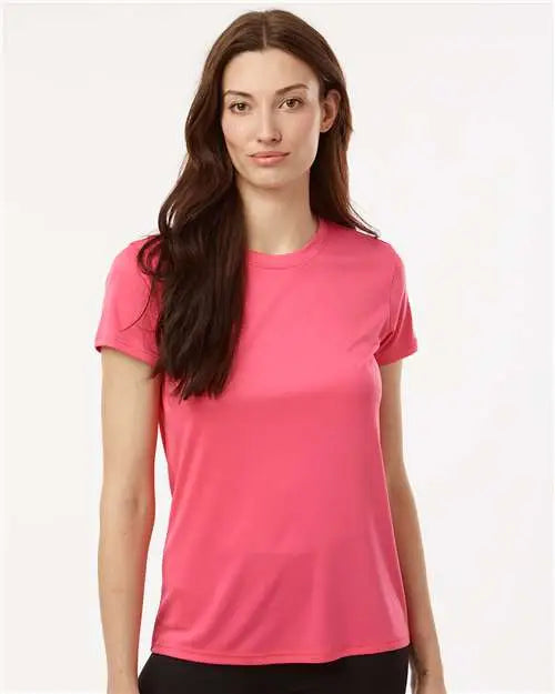 Allpro 48000l Pro-lock Women’s Performance T-shirt - Bright Pink