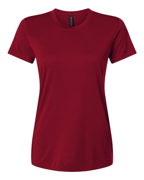 Allpro 48000l Pro-lock Women’s Performance T-shirt - Cardinal