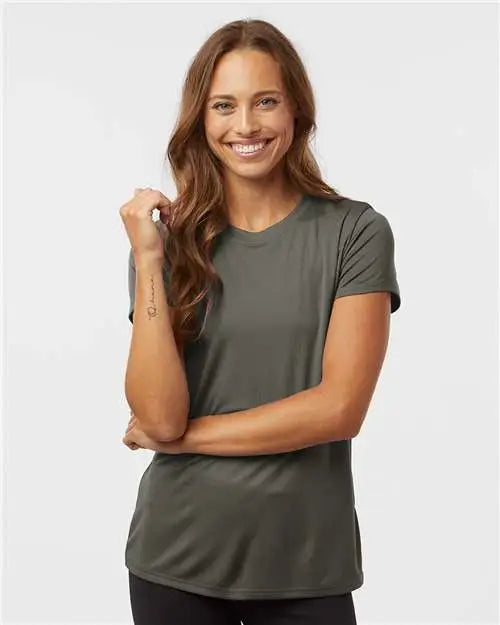 Allpro 48000l Pro-lock Women’s Performance T-shirt - Charcoal