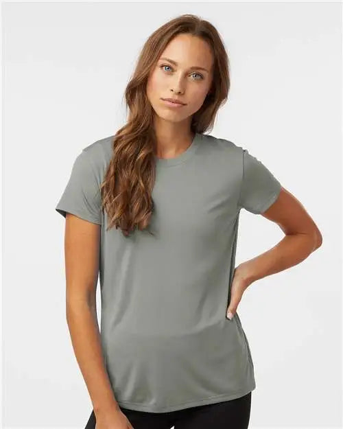 Allpro 48000l Pro-lock Women’s Performance T-shirt - Graystone