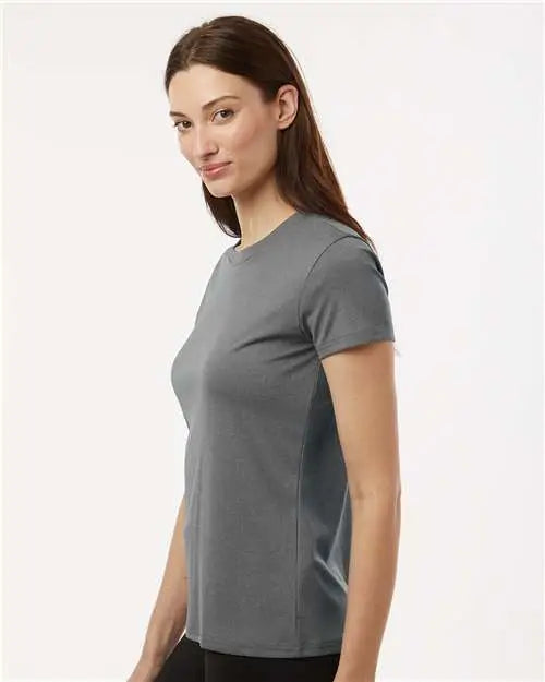 Allpro 48000l Pro-lock Women’s Performance T-shirt - Heather Granite