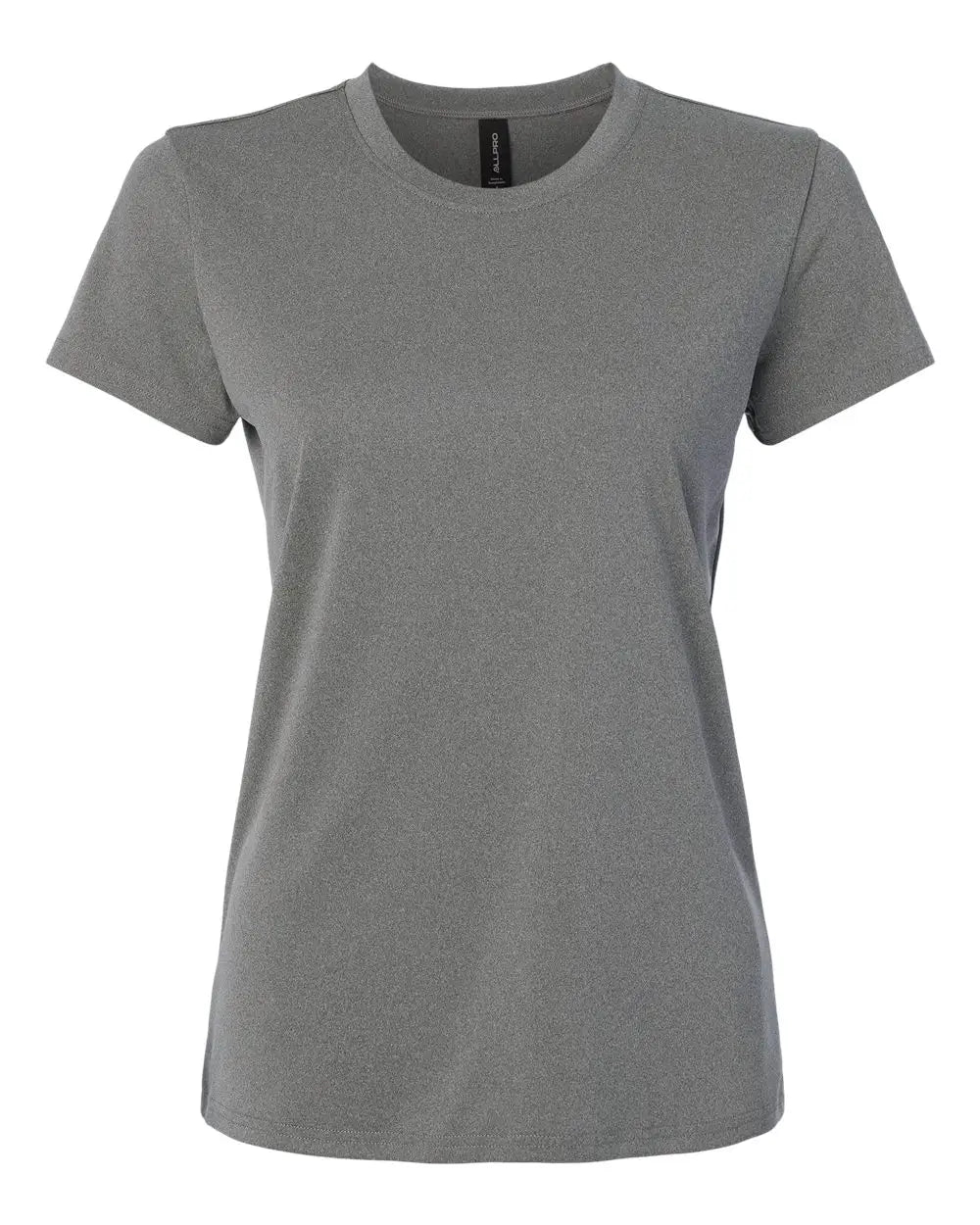 Allpro 48000l Pro-lock Women’s Performance T-shirt - Heather Granite - Ladies s