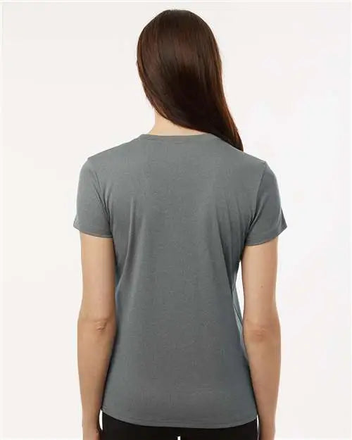 Allpro 48000l Pro-lock Women’s Performance T-shirt - Heather Granite