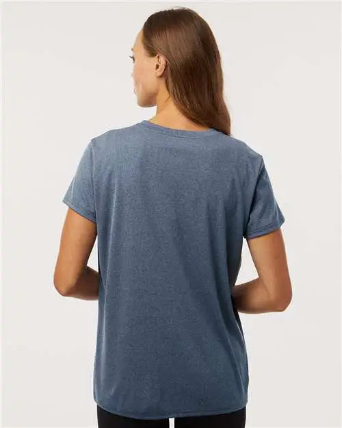 Allpro 48000l Pro-lock Women’s Performance T-shirt - Heather Navy