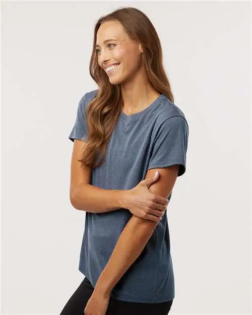 Allpro 48000l Pro-lock Women’s Performance T-shirt - Heather Navy