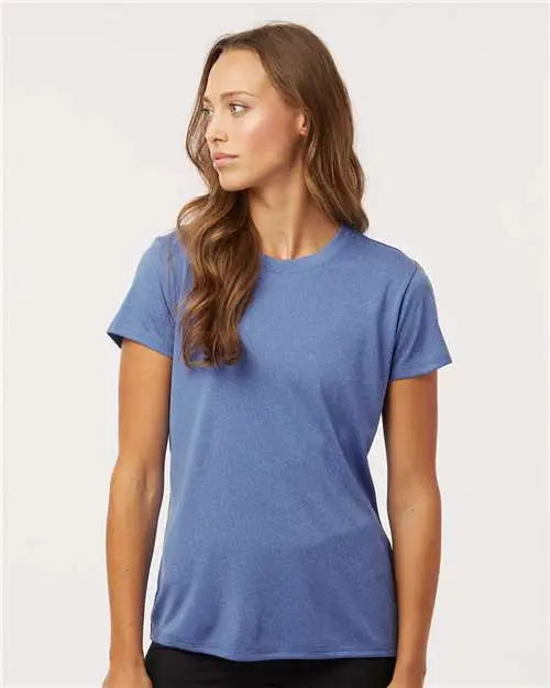 Allpro 48000l Pro-lock Women’s Performance T-shirt - Heather Royal
