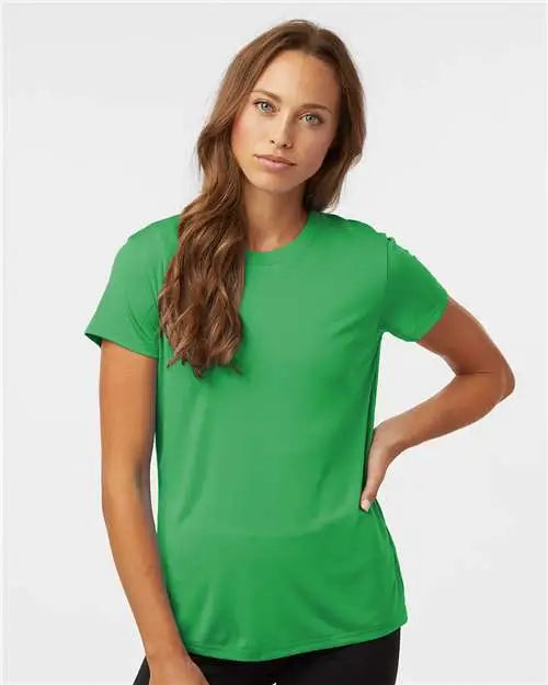 Allpro 48000l Pro-lock Women’s Performance T-shirt - Kelly Green