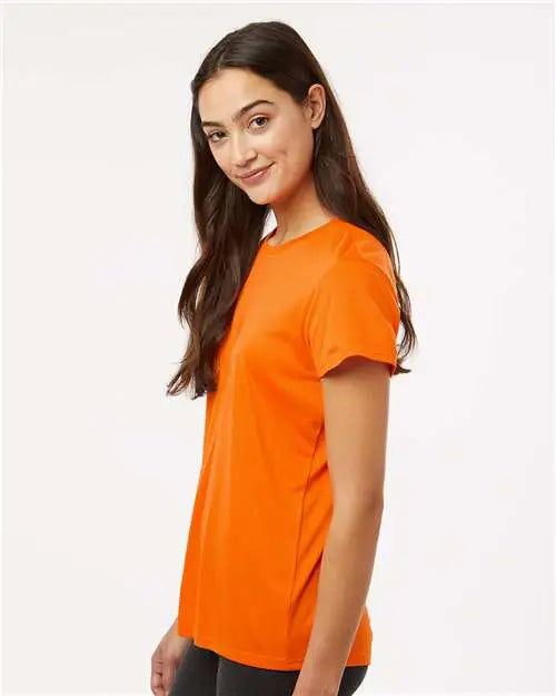 Allpro 48000l Pro-lock Women’s Performance T-shirt - Neon Orange