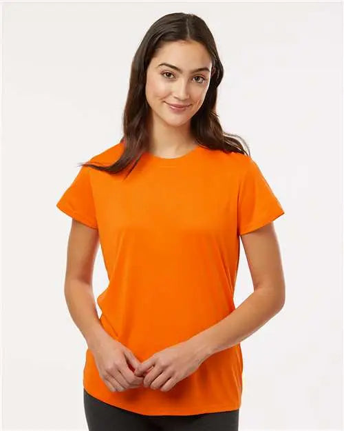Allpro 48000l Pro-lock Women’s Performance T-shirt - Neon Orange