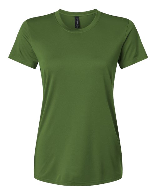 Allpro 48000l Pro-lock Women’s Performance T-shirt - Olive Green