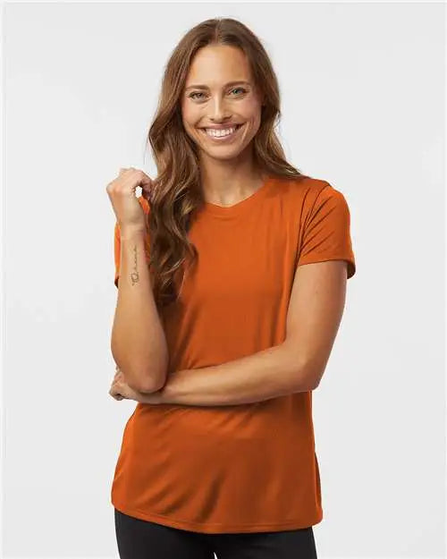 Allpro 48000l Pro-lock Women’s Performance T-shirt - Rust