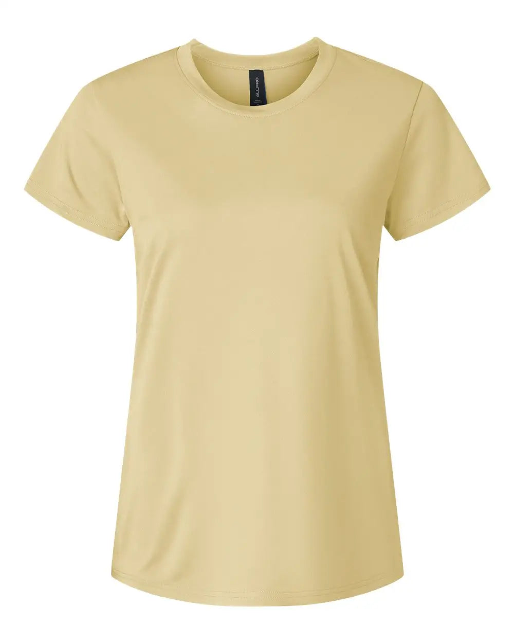 Allpro 48000l Pro-lock Women’s Performance T-shirt - Vegas Gold