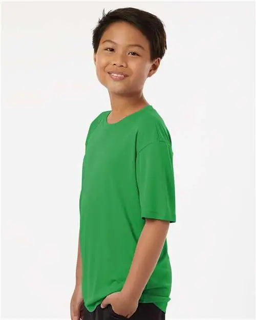 Allpro 48000y Pro-lock Youth Performance T-shirt - Kelly Green