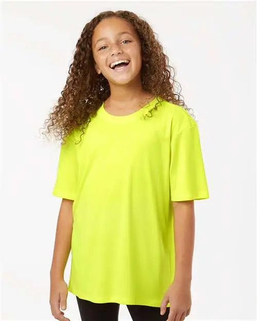 Allpro 48000y Pro-lock Youth Performance T-shirt - Neon Yellow