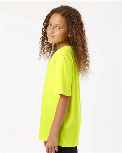 Allpro 48000y Pro-lock Youth Performance T-shirt - Neon Yellow