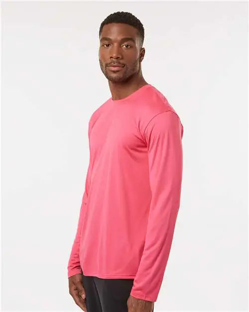 Allpro 48400 Pro-lock Performance Long Sleeve T-shirt - Bright Pink