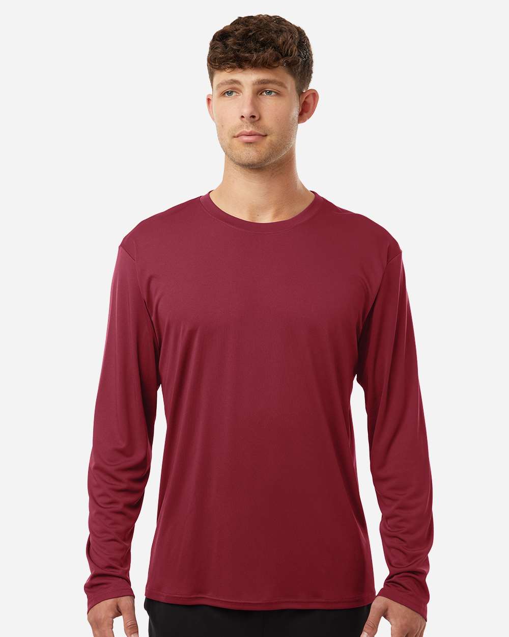 Allpro 48400 Pro-lock Performance Long Sleeve T-shirt - Cardinal