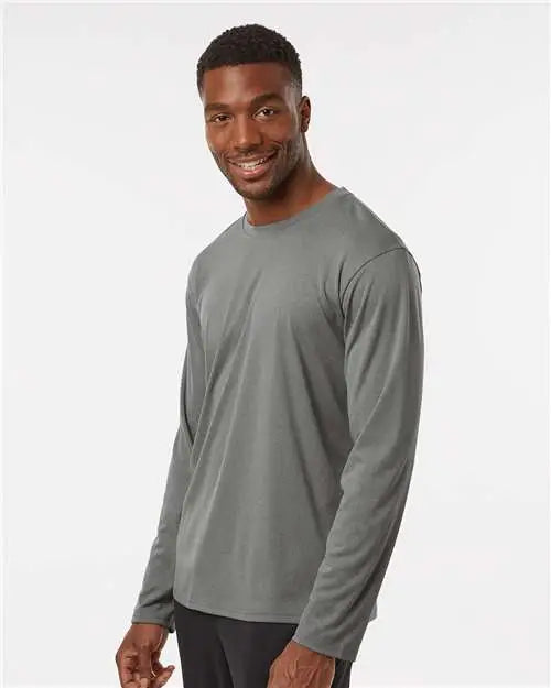 Allpro 48400 Pro-lock Performance Long Sleeve T-shirt - Heather Granite
