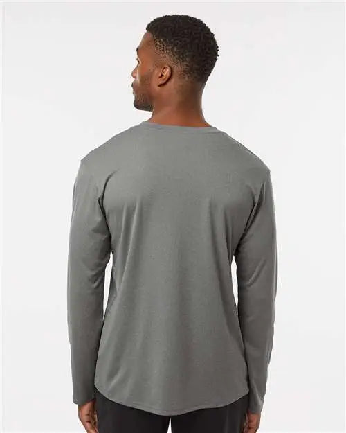 Allpro 48400 Pro-lock Performance Long Sleeve T-shirt - Heather Granite
