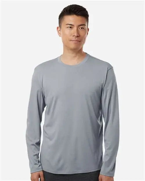 Allpro 48400 Pro-lock Performance Long Sleeve T-shirt - Heather Steel