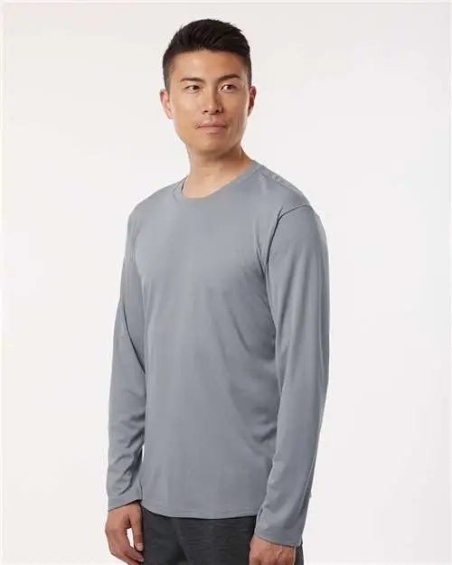 Allpro 48400 Pro-lock Performance Long Sleeve T-shirt - Heather Steel