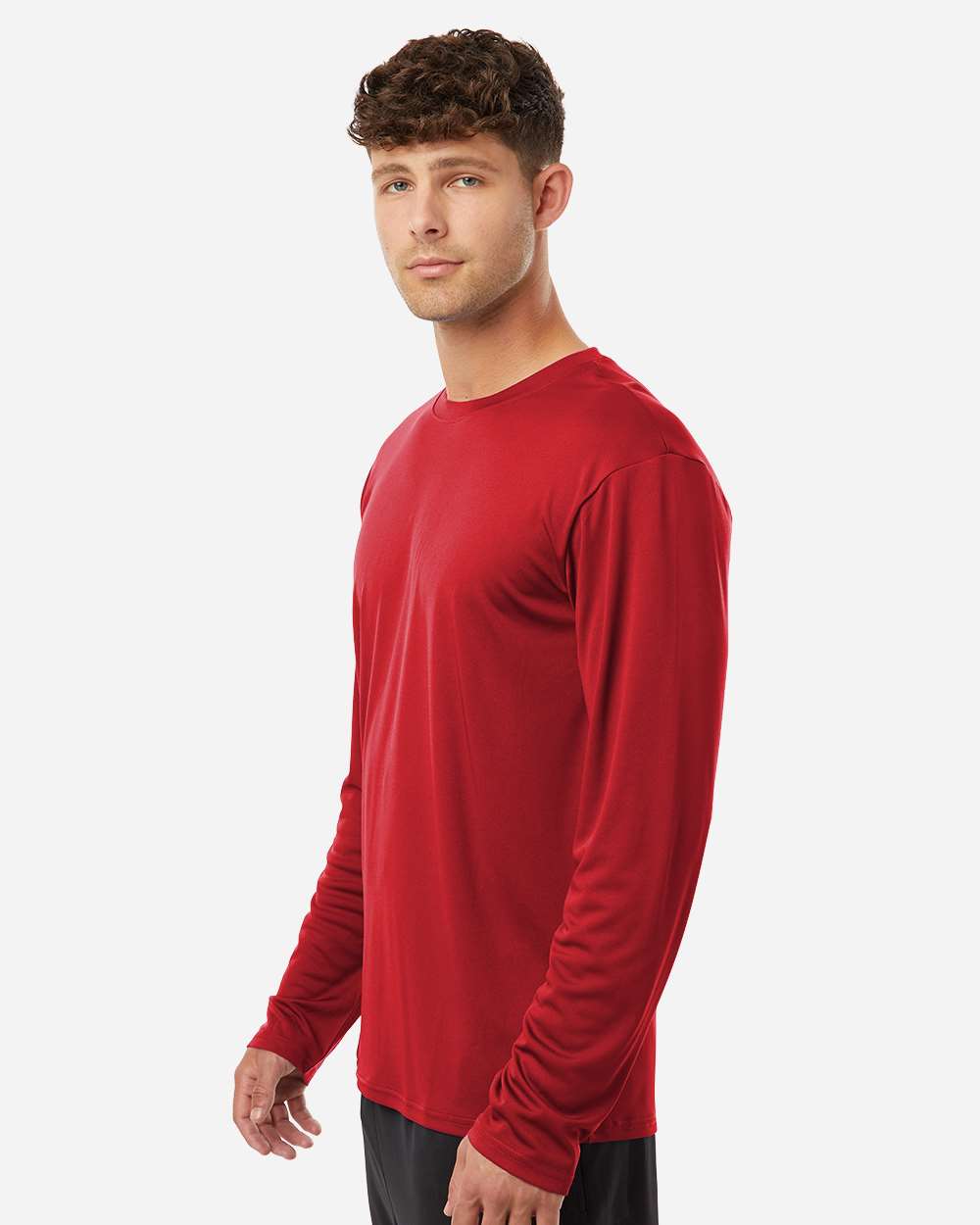 Allpro 48400t Unisex Tall Pro-lock Performance Long Sleeve T-shirt - Red