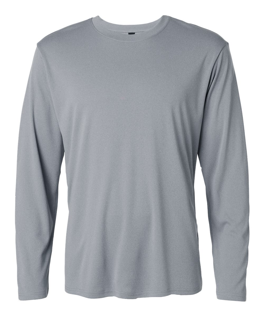 Allpro 48400t Unisex Tall Pro-lock Performance Long Sleeve T-shirt - Heather Steel