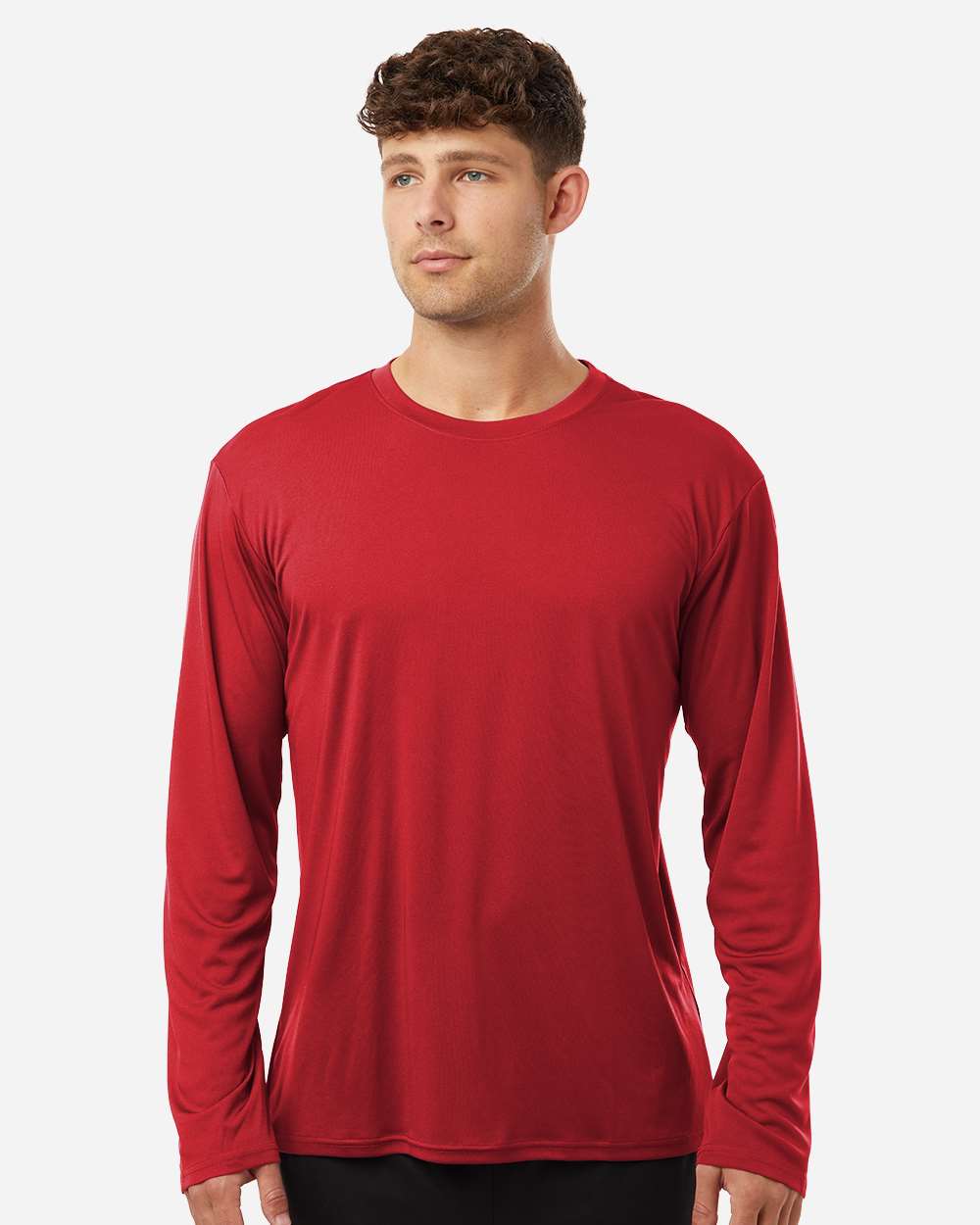Allpro 48400t Unisex Tall Pro-lock Performance Long Sleeve T-shirt - Red