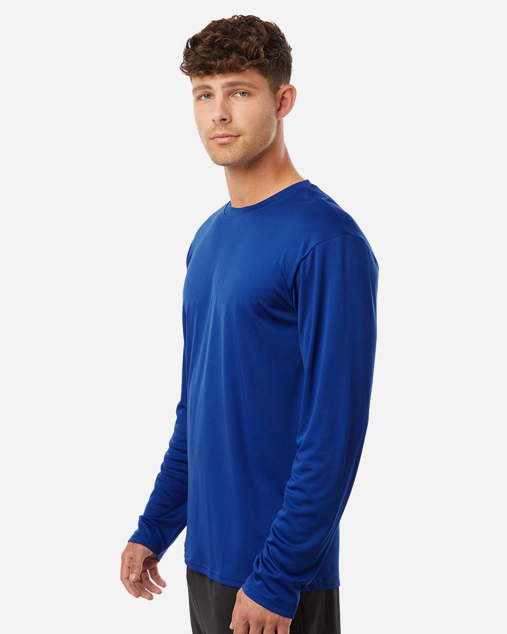 Allpro 48400t Unisex Tall Pro-lock Performance Long Sleeve T-shirt - Royal