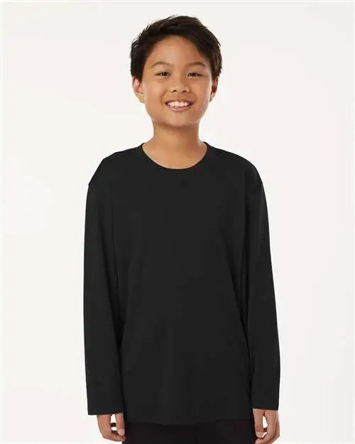 Allpro 48400y Pro-lock Youth Performance Long Sleeve T-shirt - Black