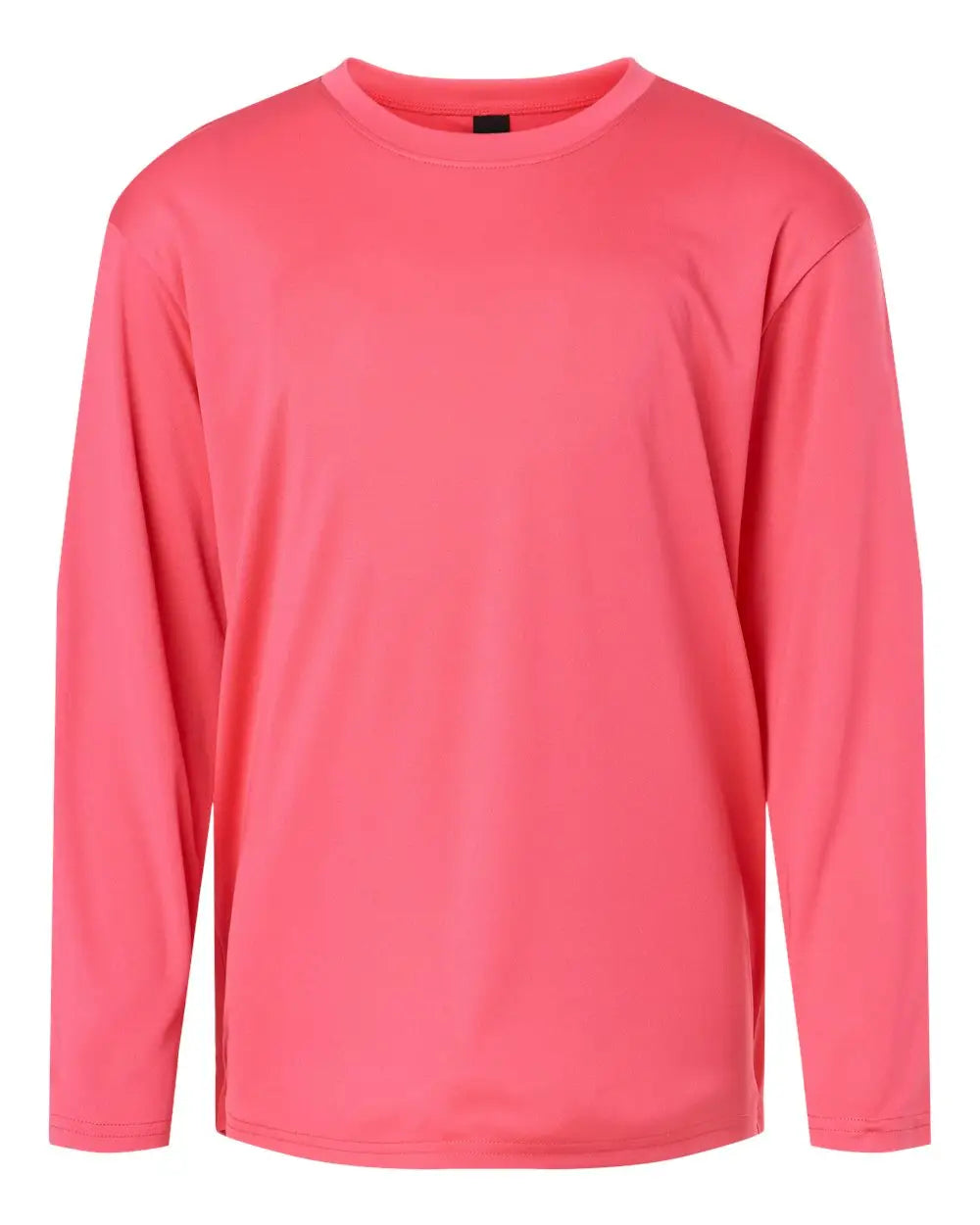 Allpro 48400y Pro-lock Youth Performance Long Sleeve T-shirt - Bright Pink - Xs