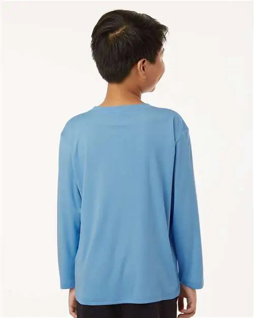 Allpro 48400y Pro-lock Youth Performance Long Sleeve T-shirt - Carolina Blue