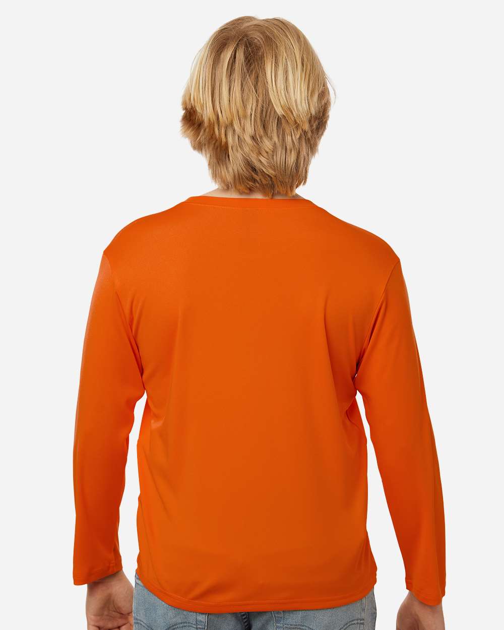 Allpro 48400y Pro-lock Youth Performance Long Sleeve T-shirt - Deep Orange