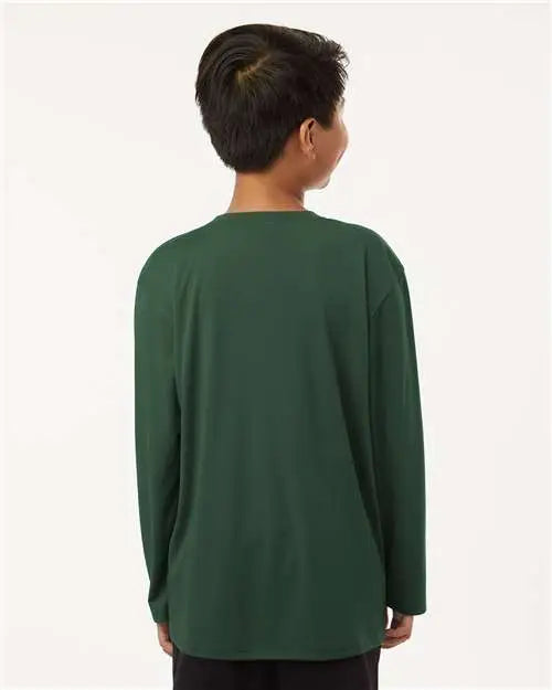 Allpro 48400y Pro-lock Youth Performance Long Sleeve T-shirt - Forest Green